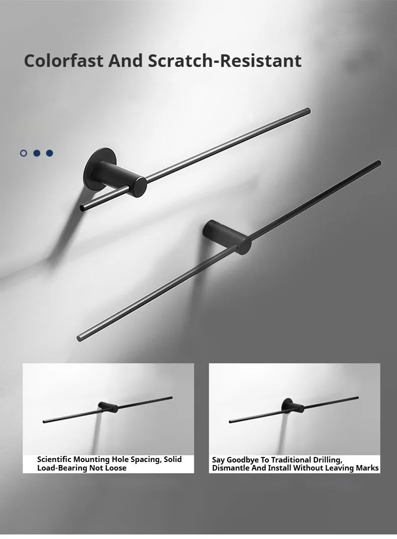 40/50/60/70/80cm Movable Towel Rack Bath Towel Holder Wall