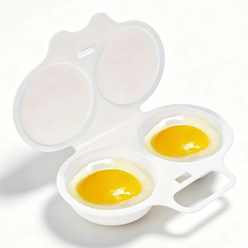 1pc Reusable Microwave Egg Cooker Food Grades Plastic