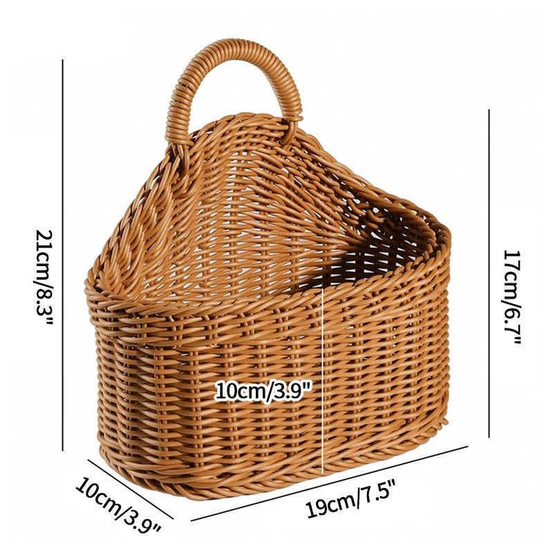 Organizer Wall Hanging Storage Basket Woven Basket Decorative