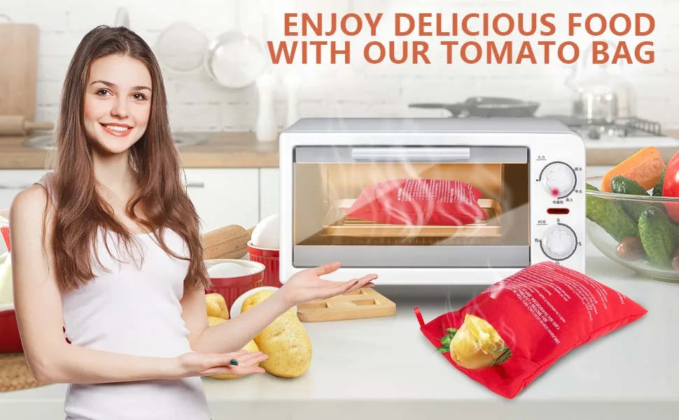 1/2pcs Microwave Oven Potato Cooker Bag Baked Potato