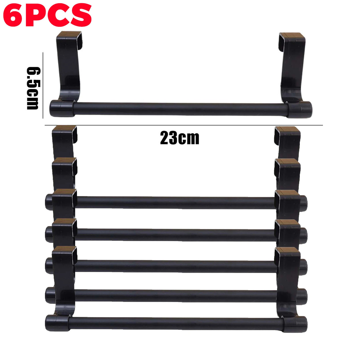 Stainless Steel Towel Rod Rack No Punch Door