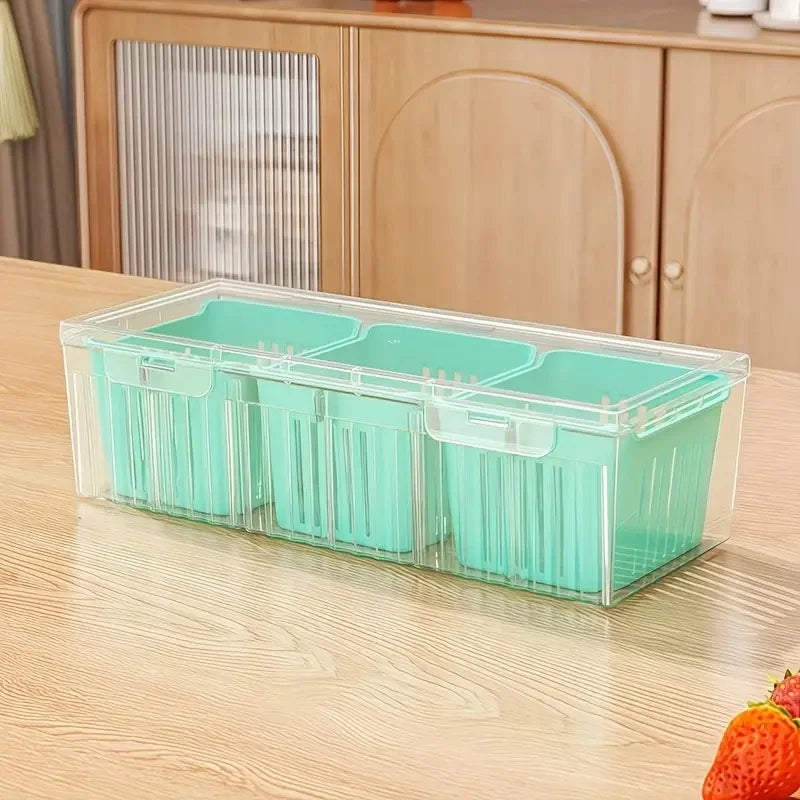 Of Food Storage Containers Square Transparent Compartments