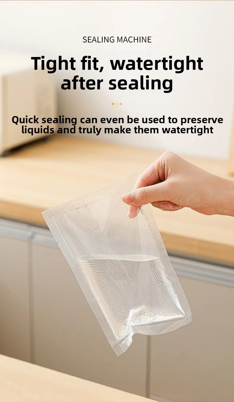 Compact In Rechargeable Bag Sealer Heat Seal Cutter