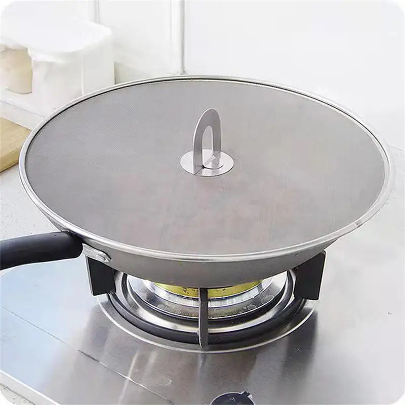 Dia 25/29/33cm Stainless Steel Splatter Screen Mesh Pot