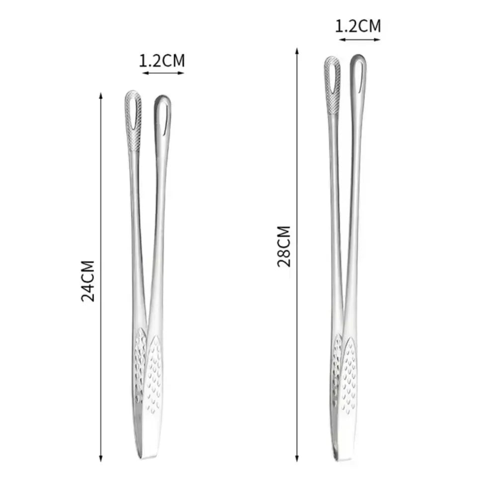 Tongs Stainless Steel Barbecue Tongs Clip Bbq Grill