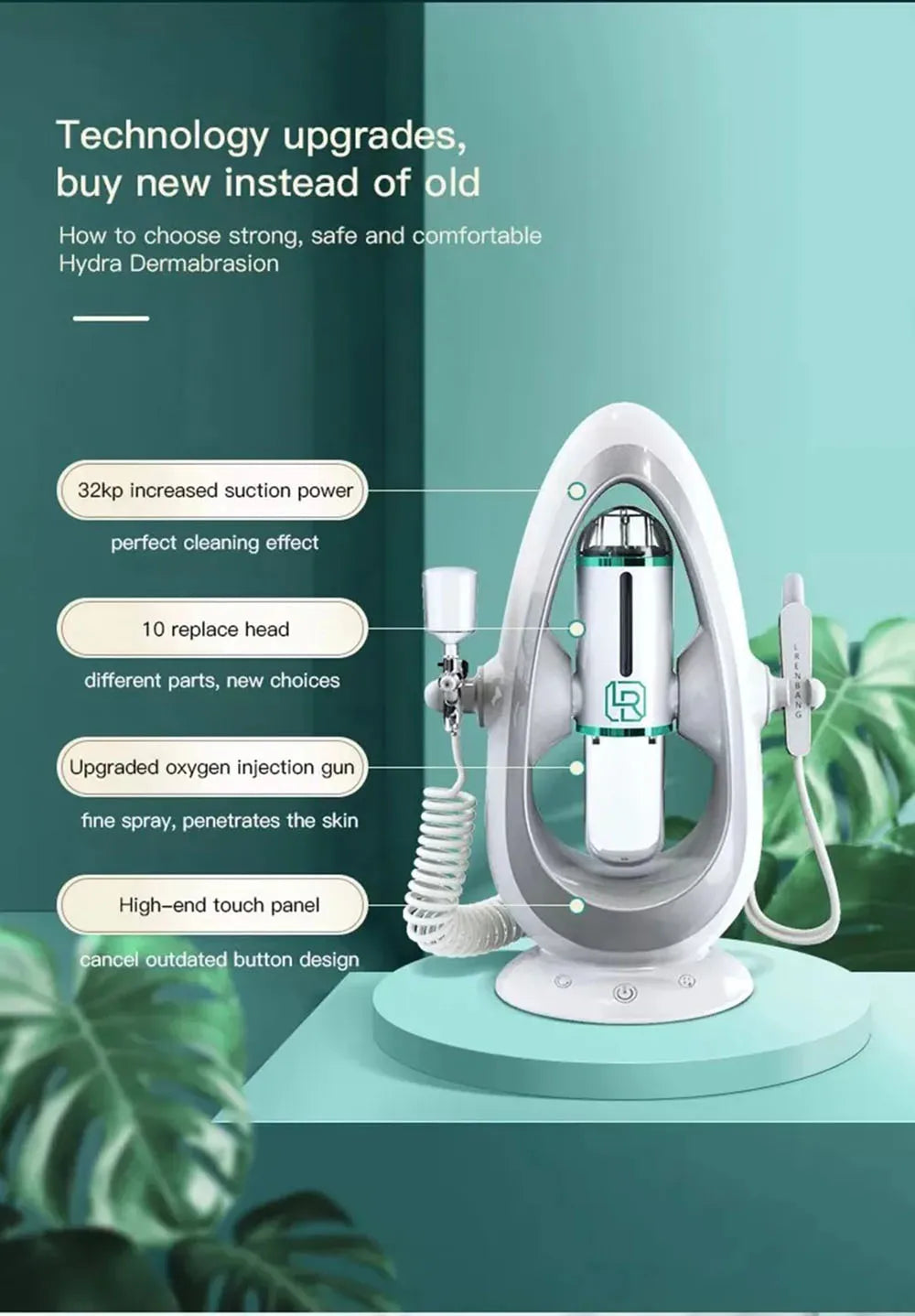 Newest Peeling Beauty Device Hydra Dermabrasion Aqua Facial