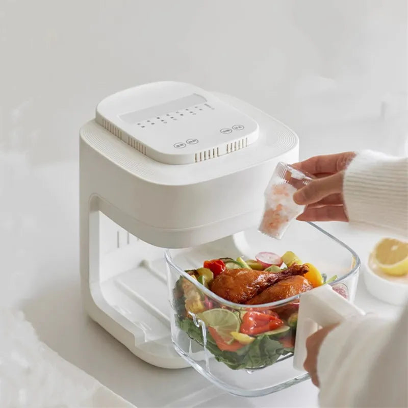 Air Fryer See-Through Glass Basket Small Non-Stick No