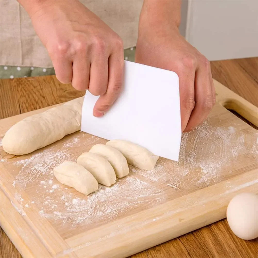 Baking Plastic Scraper Diy Pastry Cream Spatula Trapezoidal