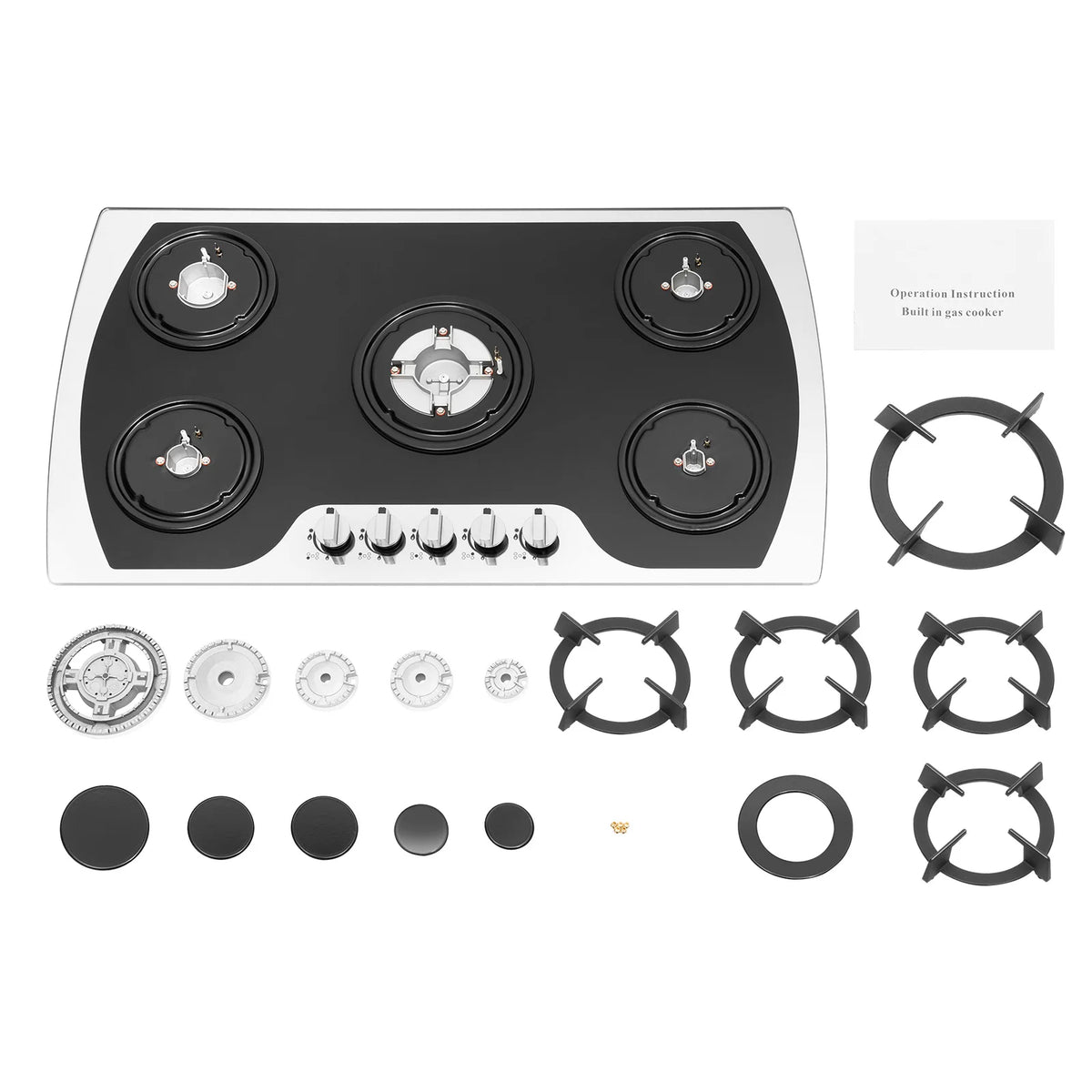 Lpg/Ng Gas Cooktop Gas Cooker Burners Built-In Gas