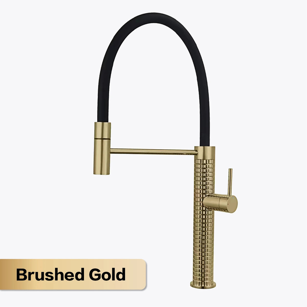 Aitana Gun Gray Luxury Brass Faucet Handle Cold