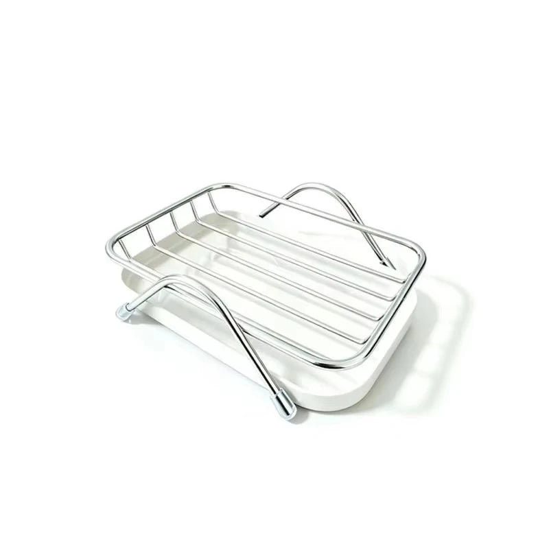 Soap Holder Detachable Drain Tray Stainless Steel Rustproof