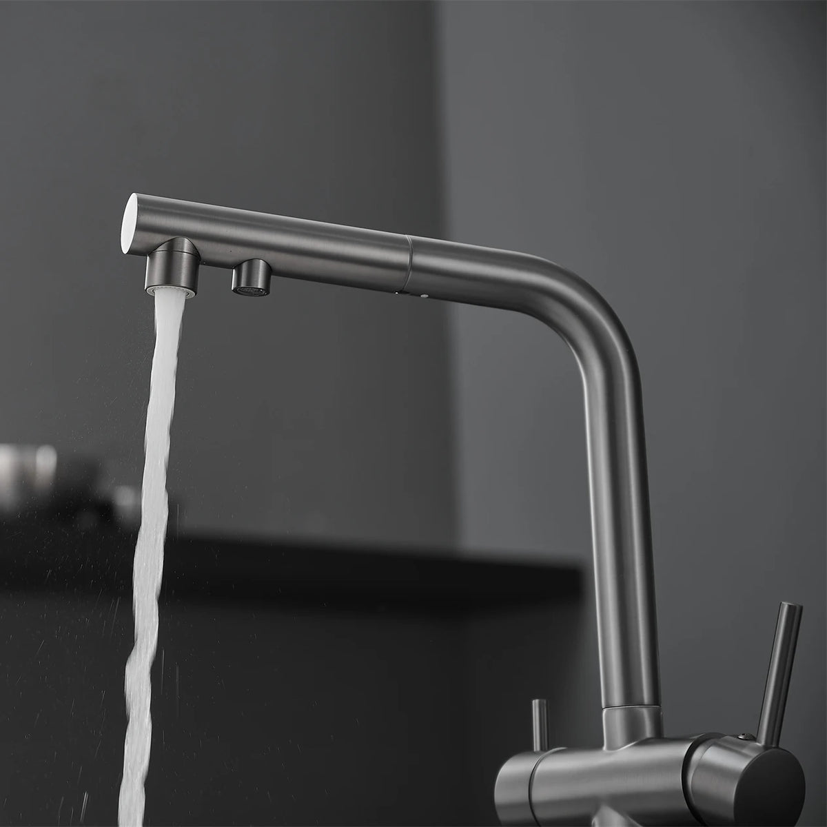 Ways Pull Out Filter Faucets Quality Brass Cold