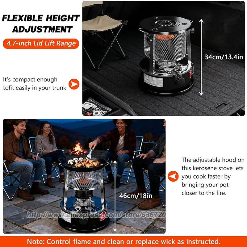 Kerosine Heaters Stove Heater Indoor Use Camping Kerosine