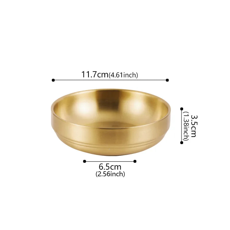 Stainless Steel Sauce Dish Small Dish Kimchi Dish
