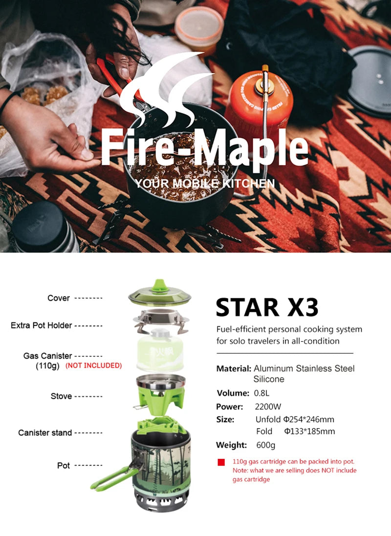 Fire Maple X1 X2 X3 X5 Outdoor Gas