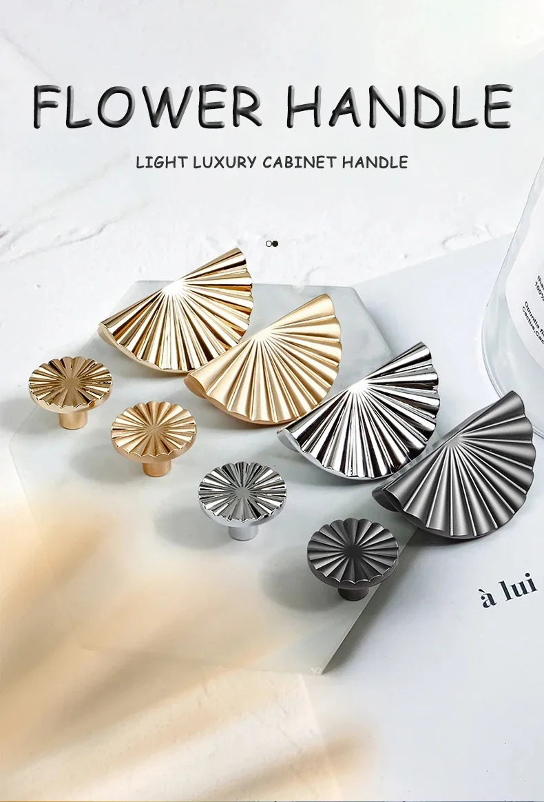 Wv Gold Handles Cabinet Storage Door Knobs Furniture