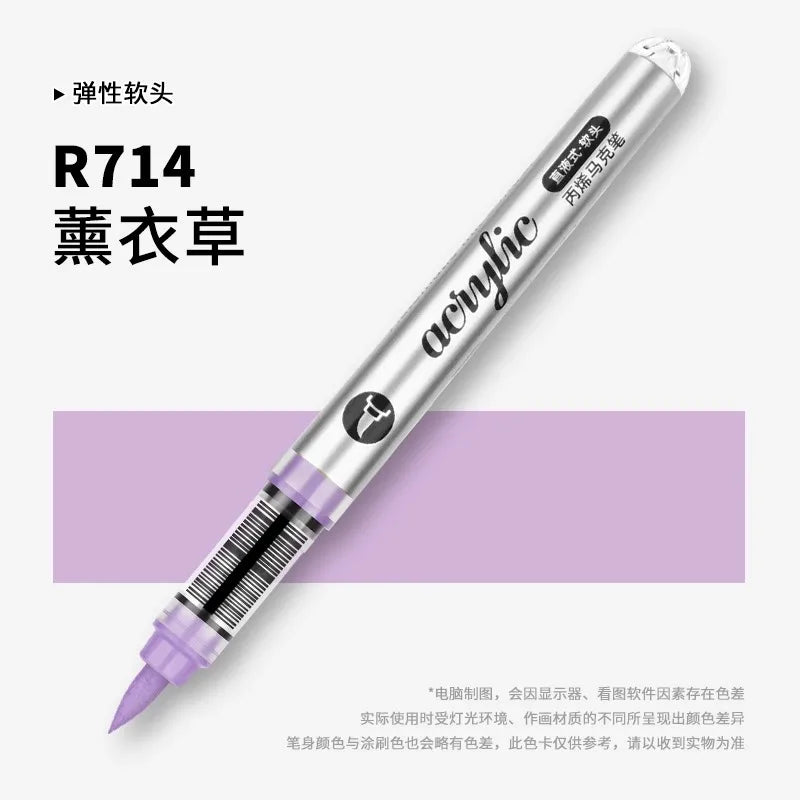Grasp 120/1 Colors Acrylic Paint Pens Markers Brush