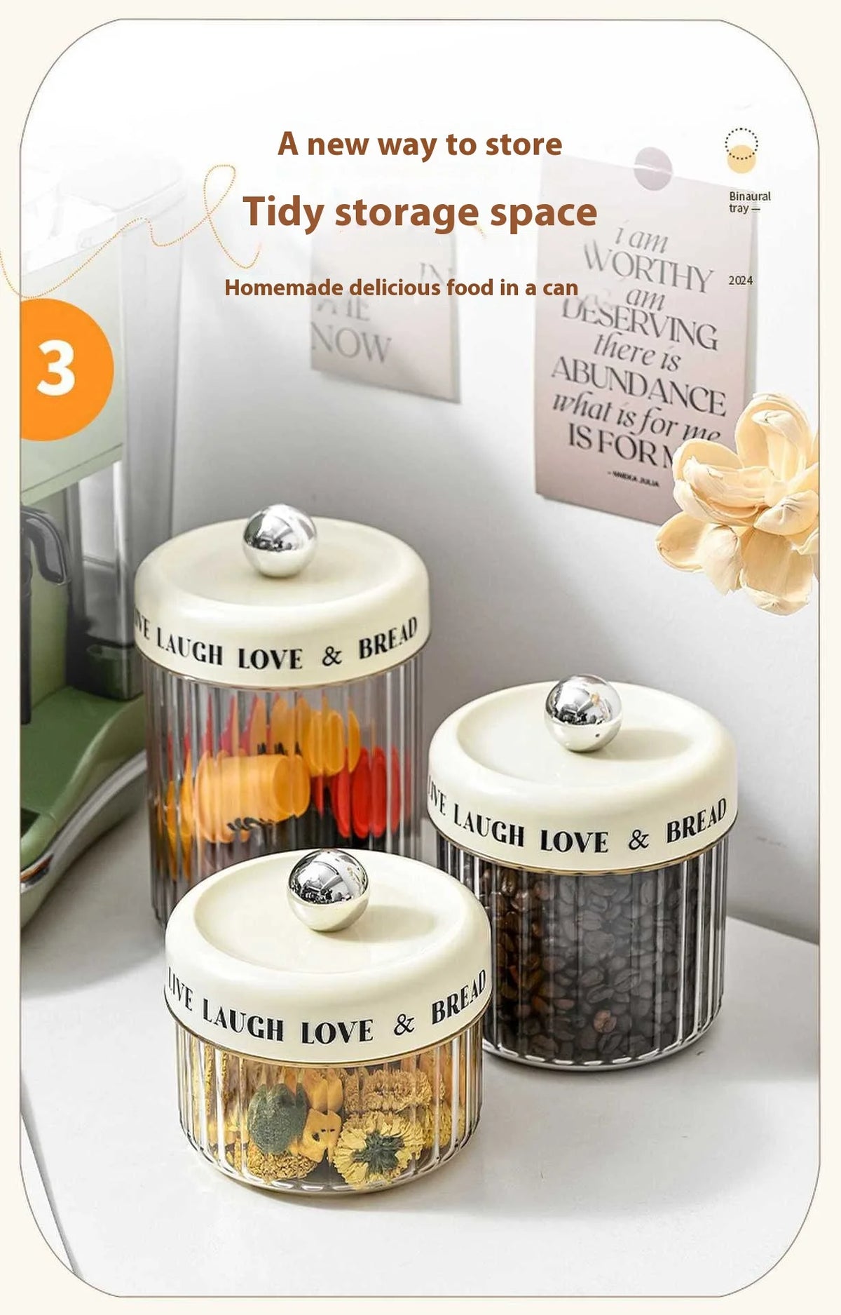 Airtight Food Storage Containers - Bpa-Free Canisters Grains/Dry