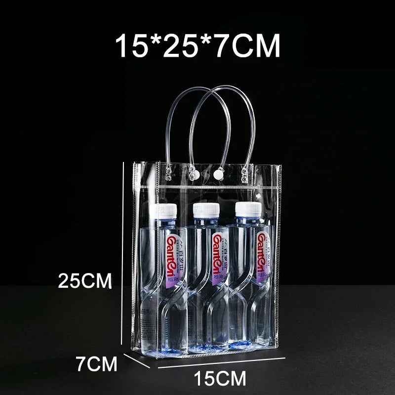 Clear Tote Bag Transparent Shopping Bags Shoulder Handbag