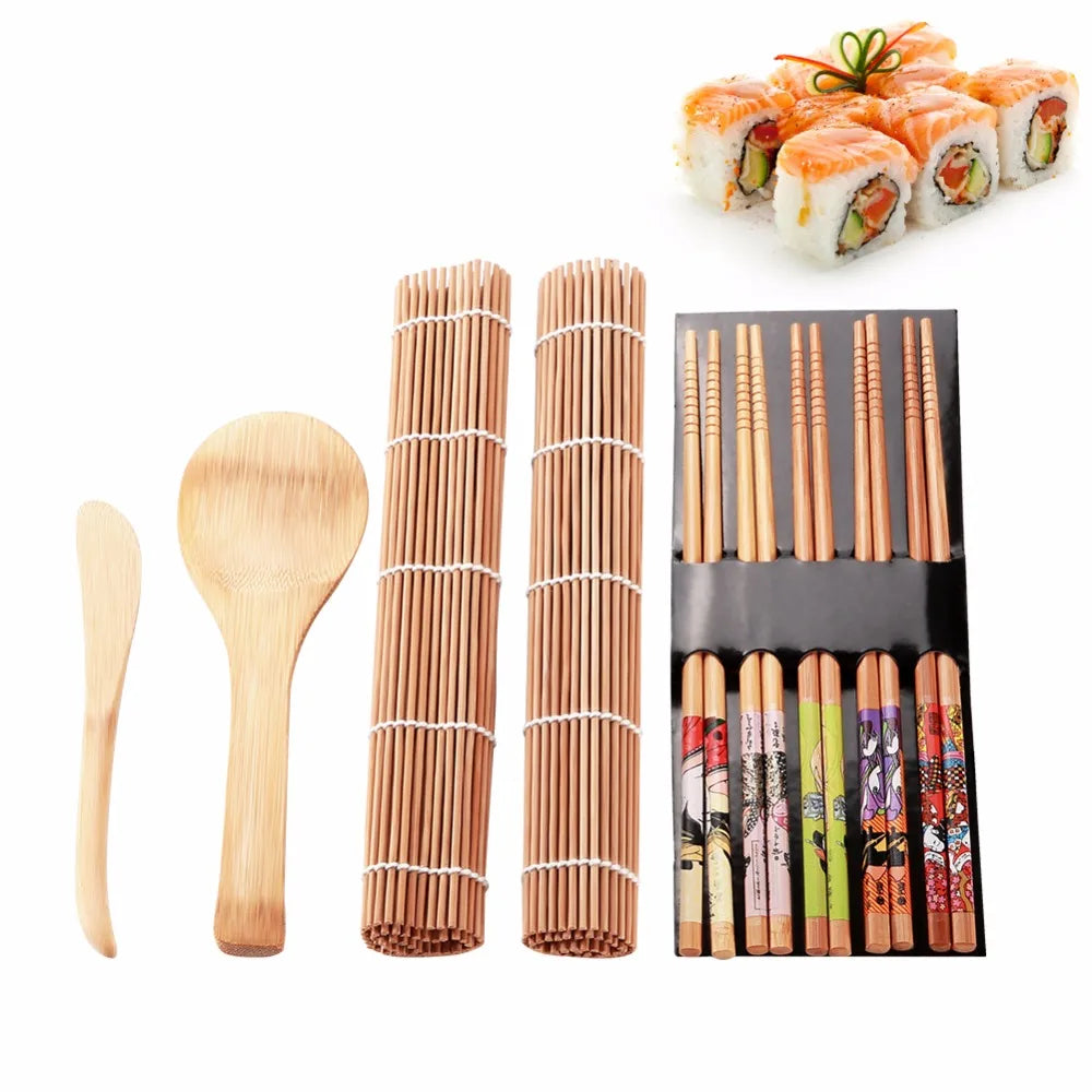 1/2/8 Diy Sushi Maker Bamboo Sushi Making Kit