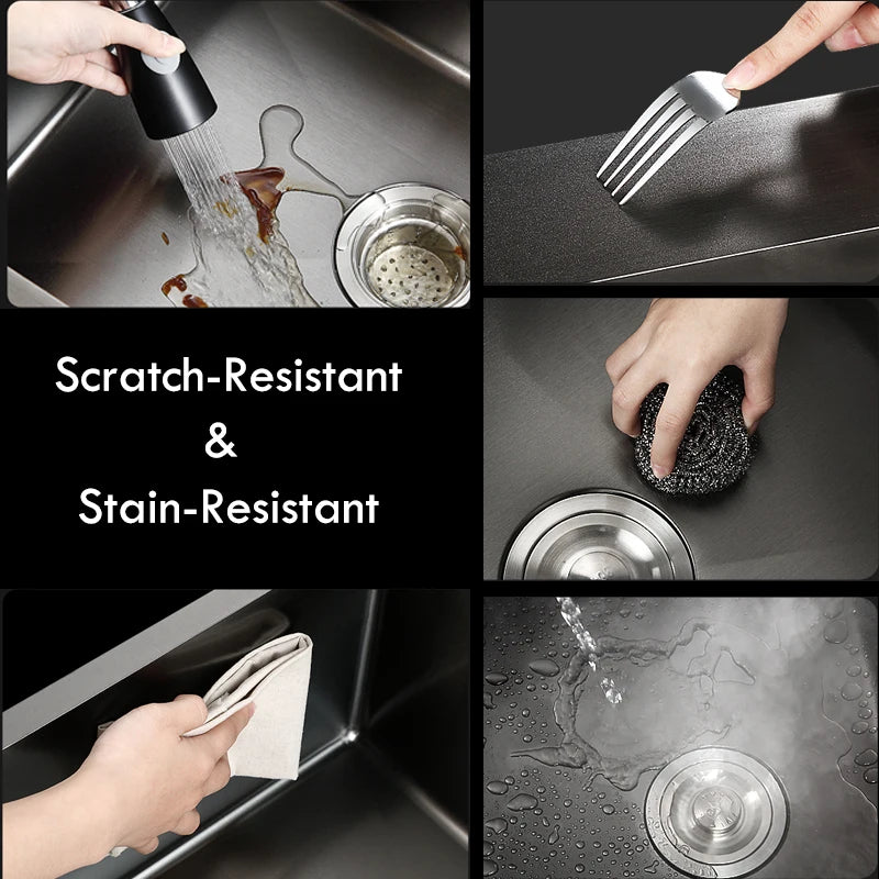 304 Stainless Steel Sink Multiple Size Bowl Undermount