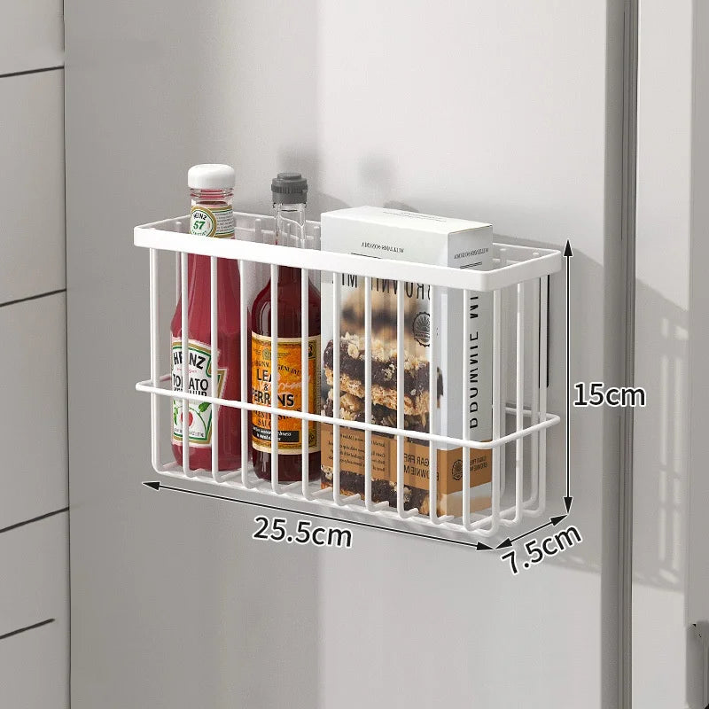 Multi-Function Magnetic Fridge Storage Rack Magnetic Paper Towel