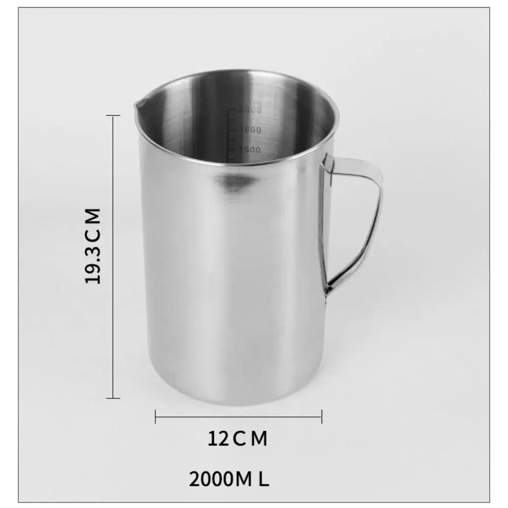 Stainless Steel Laboratory Beaker Graduated 500ml Measuring Cups