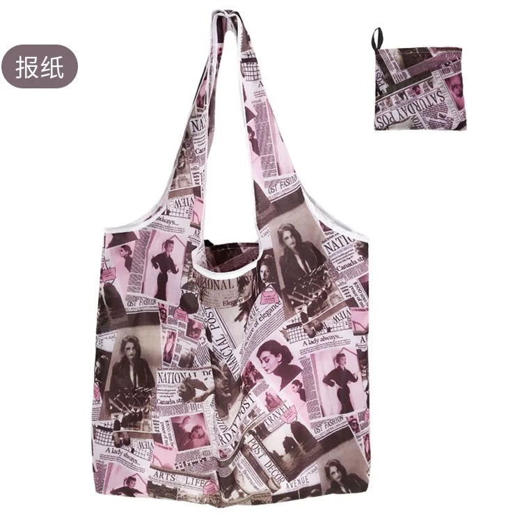 Large Shopping Bag Reusable Eco Bag Grocery Package
