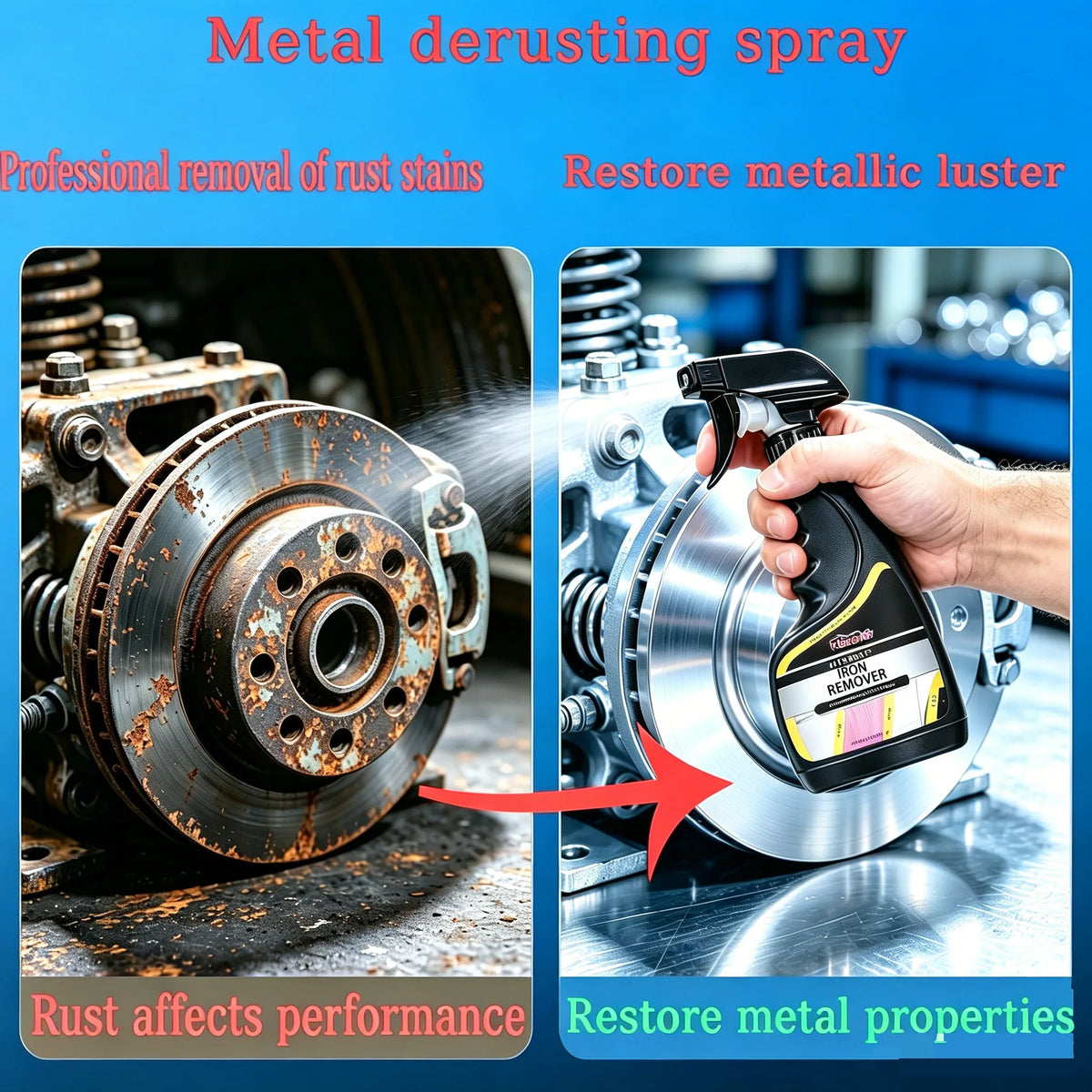 Hs68-Car Rust Remover Quick Remover Exhaust Pipe Rust
