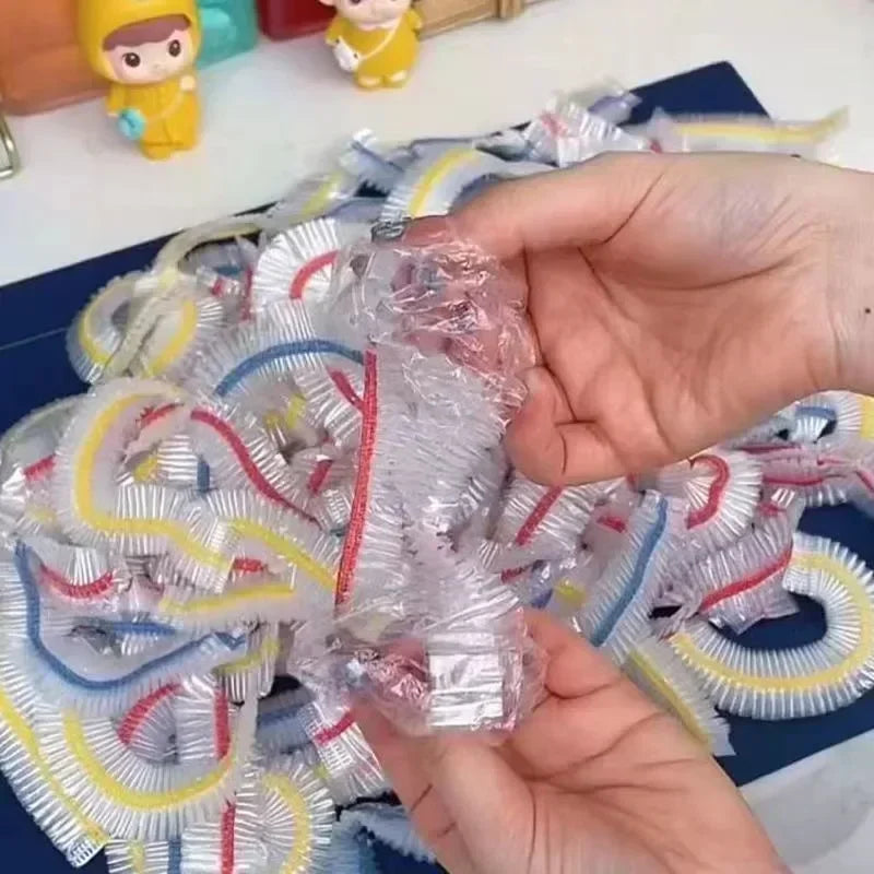 Reusable Disposable Food Cover Plastic Wrap Durable Elastic