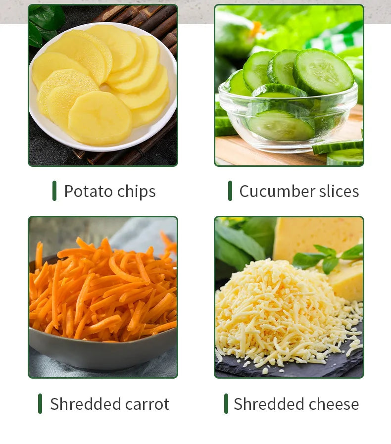 Sokany1180 Vegetable Cutter Slicer Shredder Carrot Potato