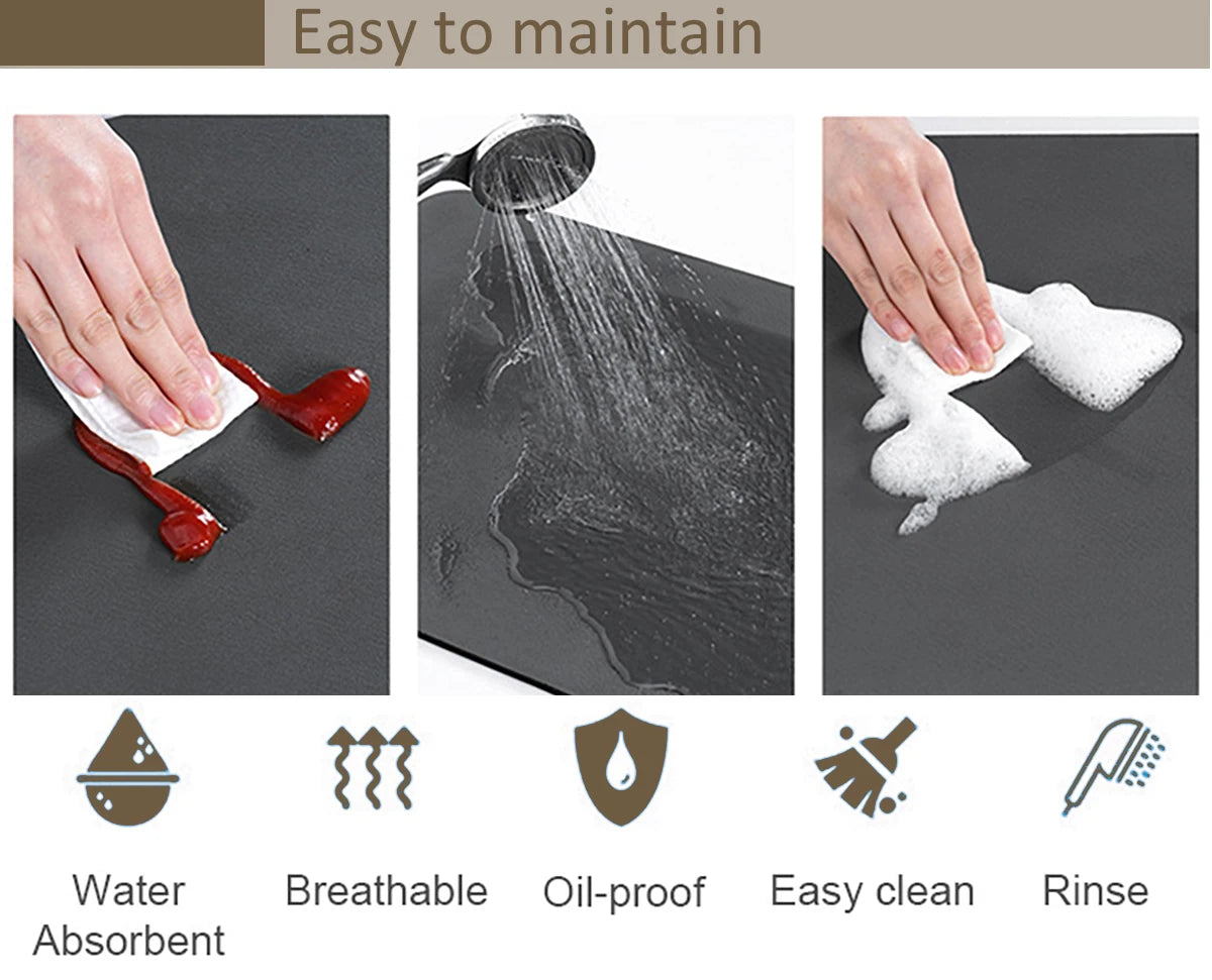 Simplicity Style Absorbent Drying Mat Table Decoration &