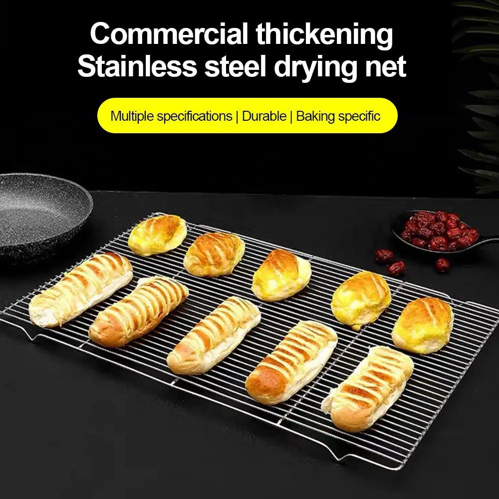 Stainless Steel Cooling Rack Non-Stick Silver Bbq Tray