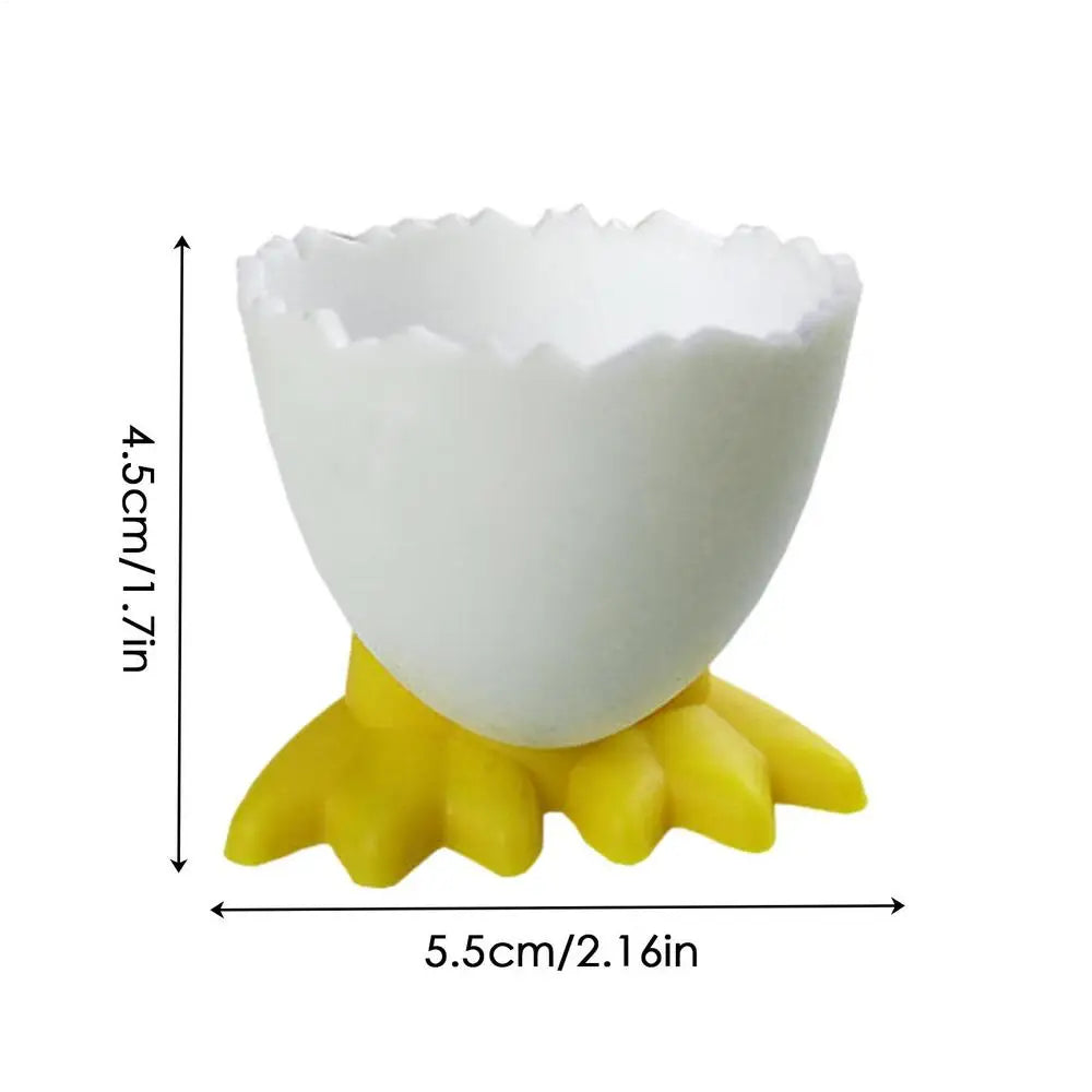 Egg Cup Stand Decorative Egg Holder Stand Chicken