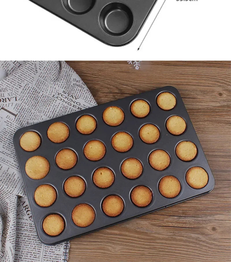 6/12 Holes Cake Baking Pan Bakeware Muffin Cupcake