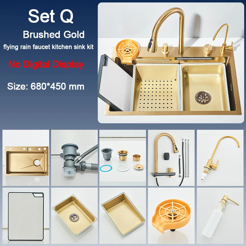 Slot Sink Faucet 304 Stainless Steel Large 60x45cm