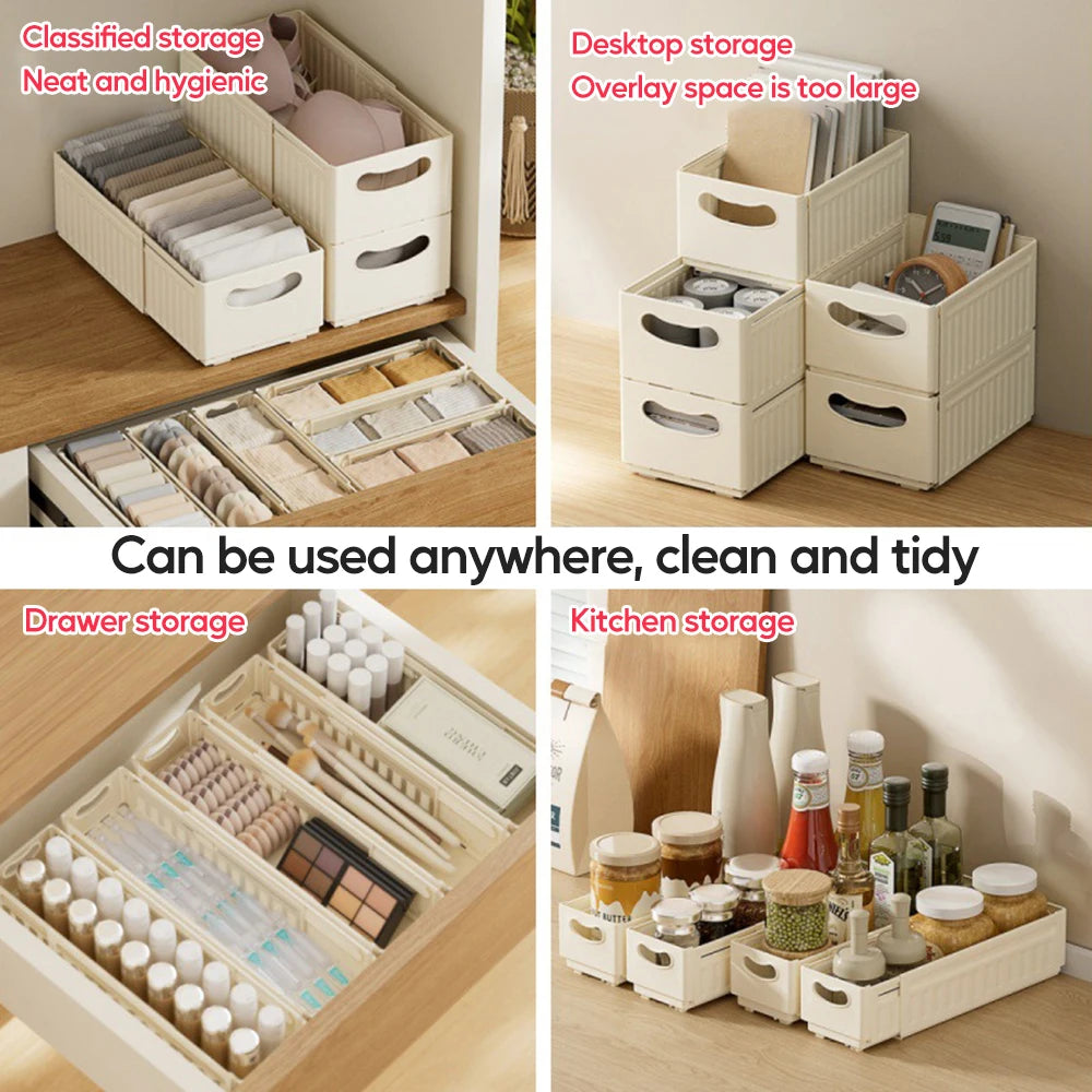 1/3pcs Retractable Drawer Organizer Adjustable Cabinet Storage