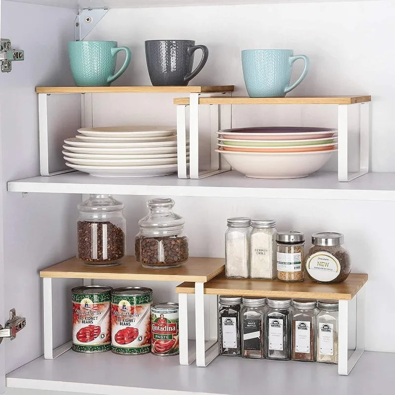Space-Saving Countertop Organizer Office Closet Stackable Closet