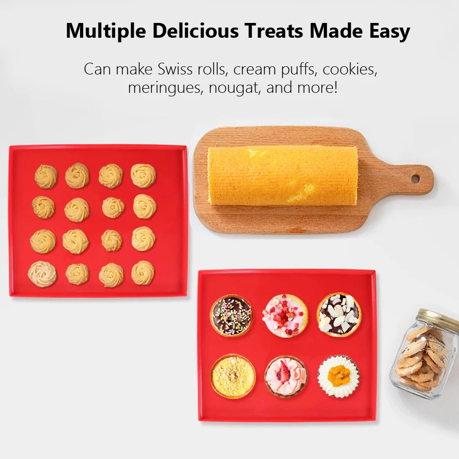 Silicone Baking Mat Cake Roll Pad Mold Macaron