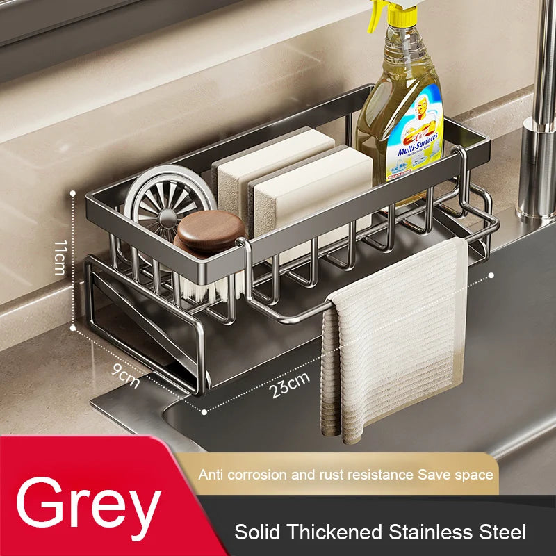 Sink Cleaning Storage Rack Drain Organizer Sponge Cleanser