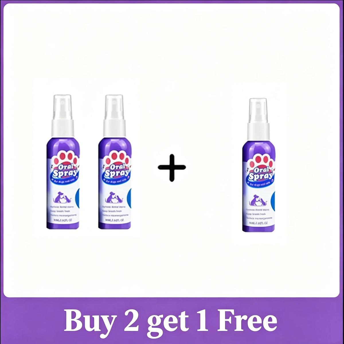 Pet Teeth Cleaning Spray Oral Care Remove Tooth
