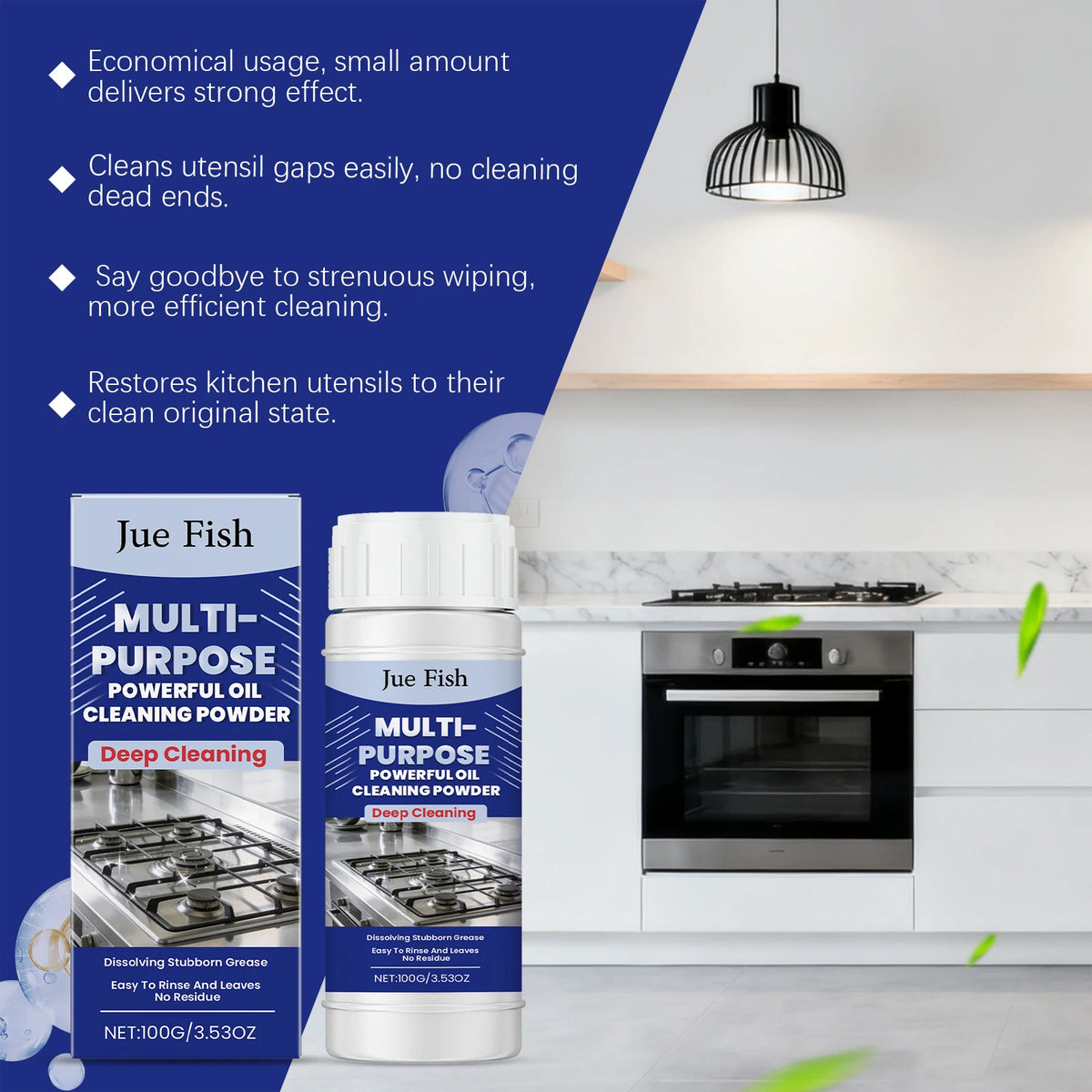 Cleaning Powder Burn Mark Remover Stainless Steel Polish