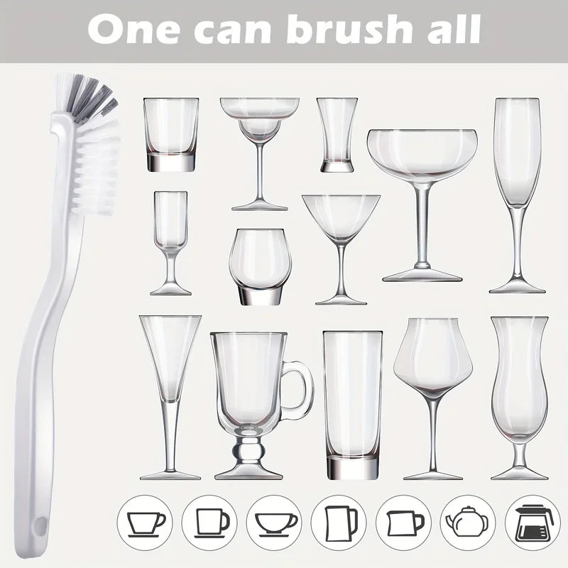 5pcs Cleaning Dish Scrub Brush Sink Bathroom Brushes