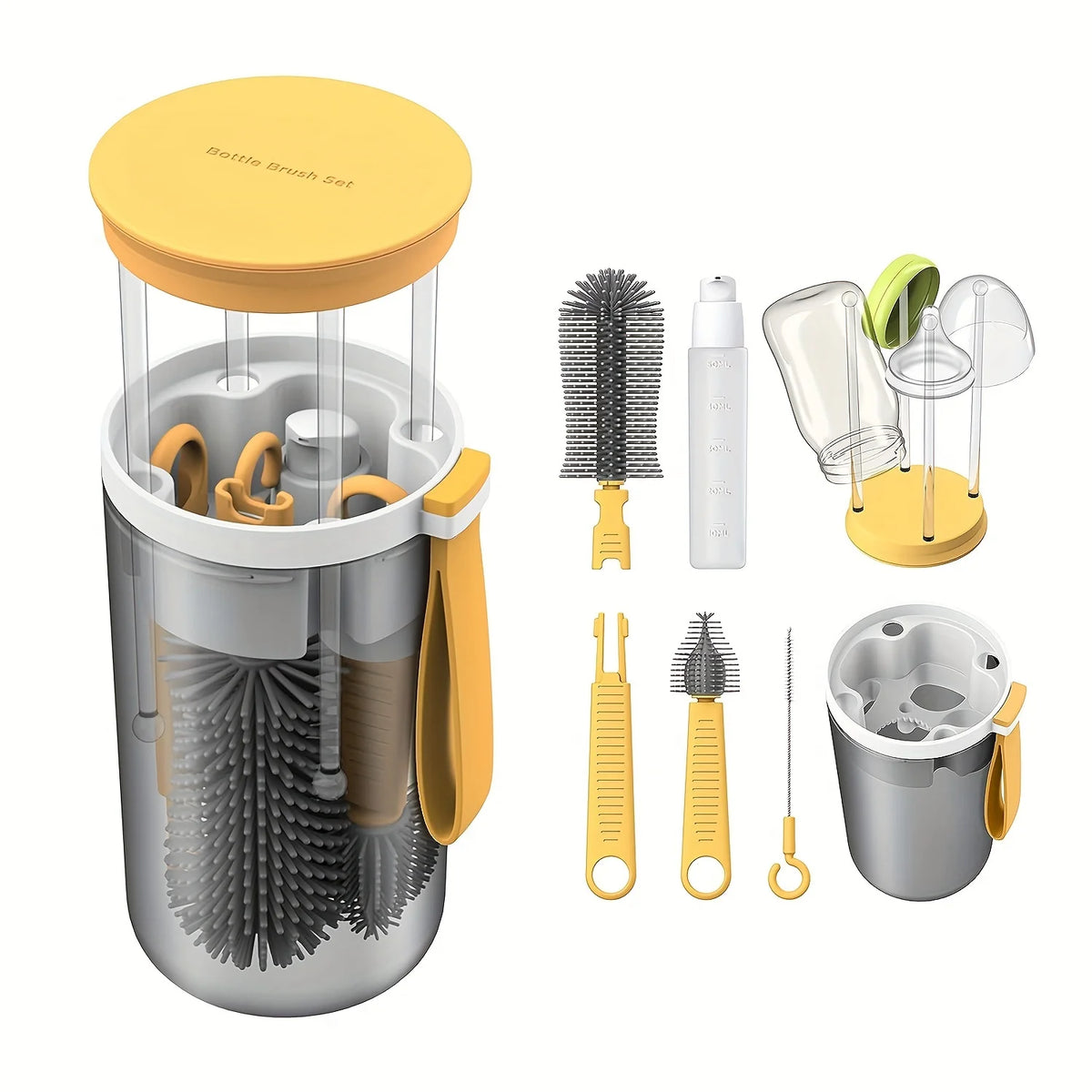 Final Travel Bottle Cleaning Kit - Scalable Silicone