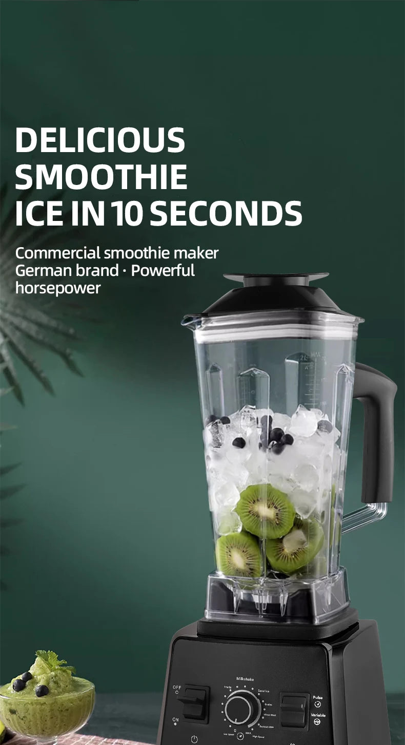 220v Heavy Duty Commercial Blender Juicer Fruit Mixer