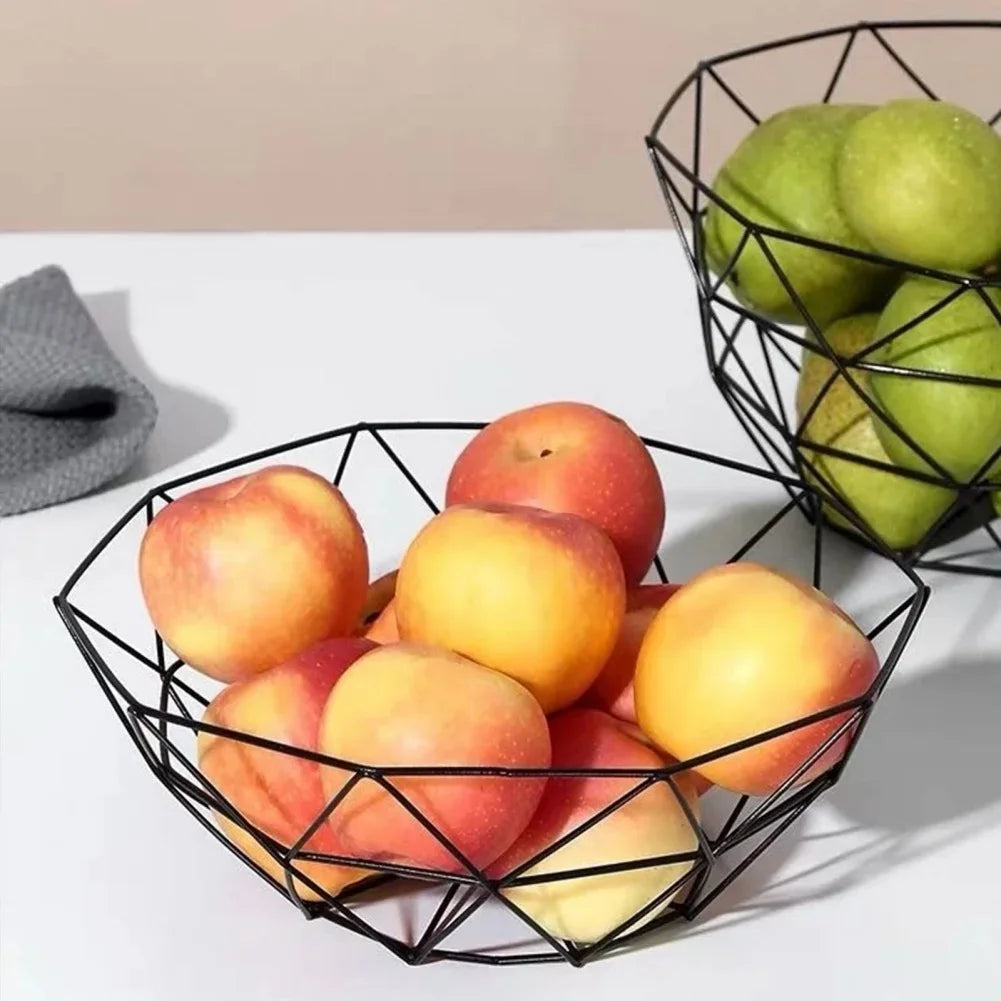 Multi Size Metal Fruit Basket Iron Snack Bread