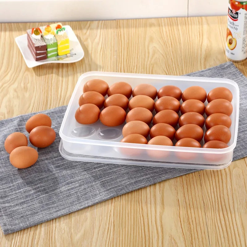 1pcs Simple Egg Box 30-Grid Refrigerator Storage Box