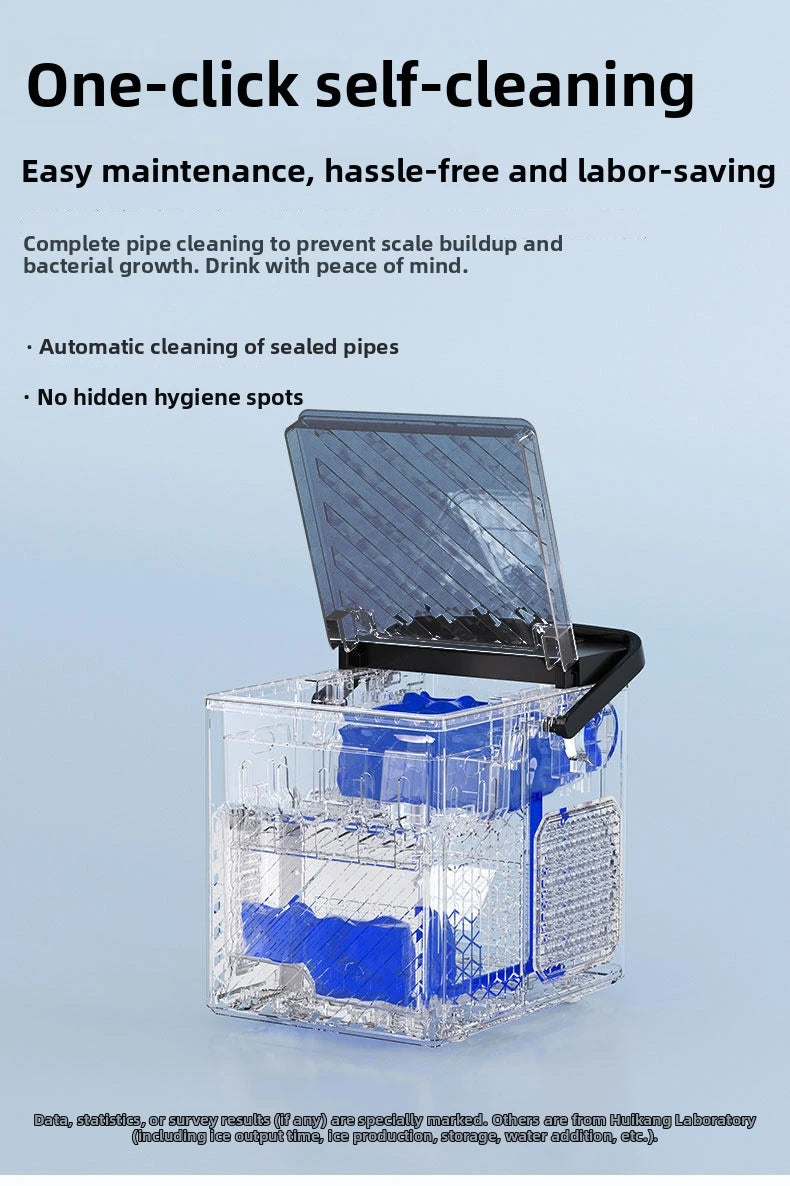 15kg/Day Automatic Ice Maker Machine Compact Home/Dorm/Outdoor