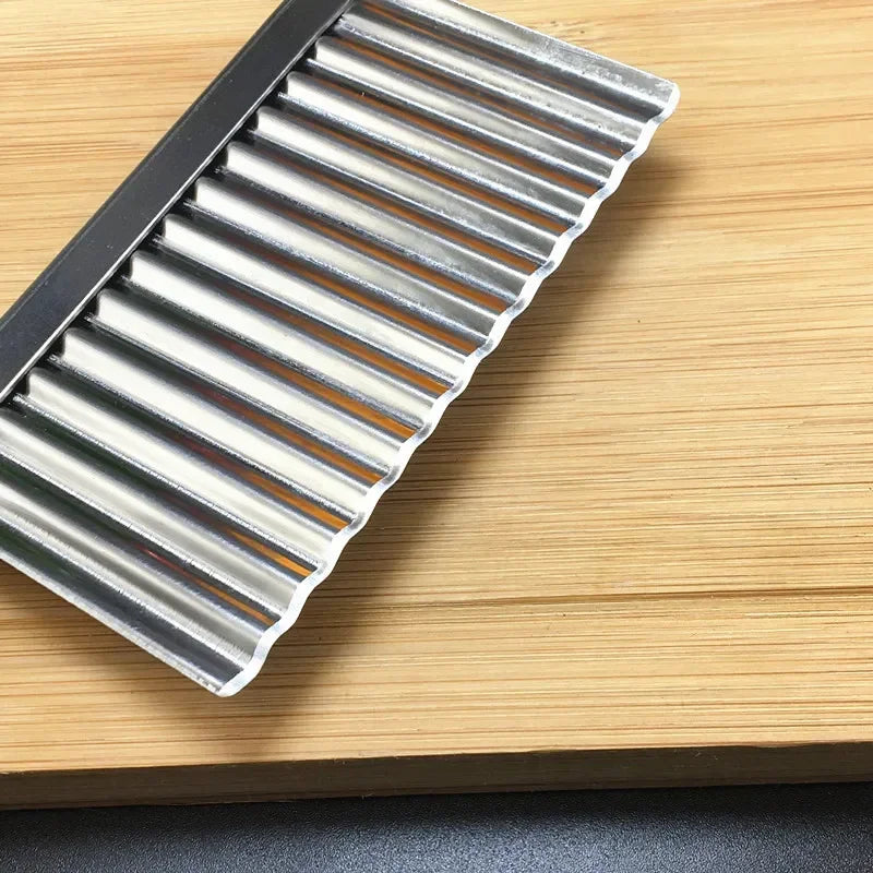 Stainless Steel Wave Potato Slicer Vegetable Cutter Potato
