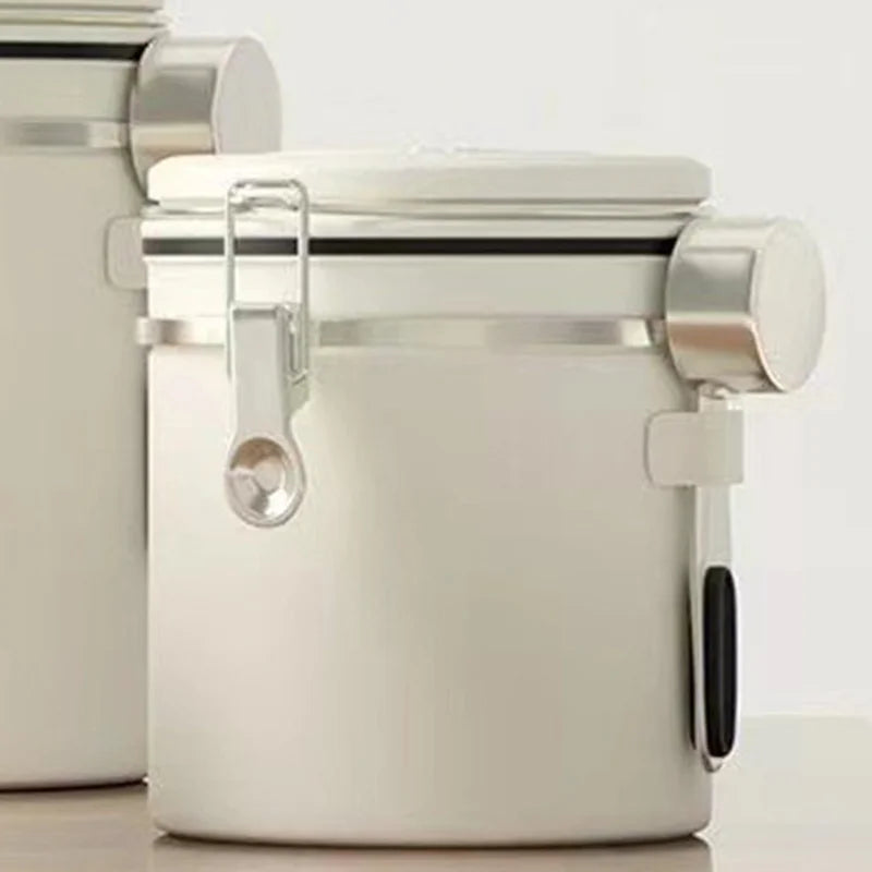 Large Capacity Coffee Beans Vacuum Storage Container Stainless